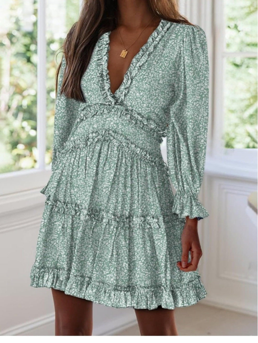 Boho Flowy Dress NWOT